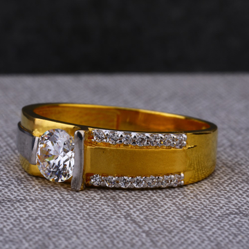 916 Gold Men's Gorgeous Single Stone Ring MSR77
