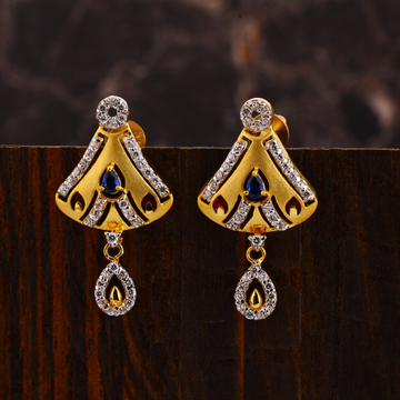 916 Gold CZ  Gorgeous Ladies  Earring LFE544