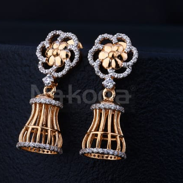 750 Rose Gold Jummar Earring RE317