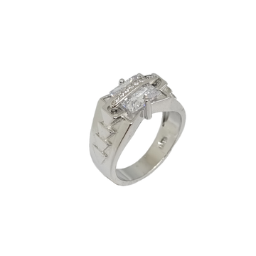 Diamond Proposal Ring In 925 Sterling Silver MGA -...