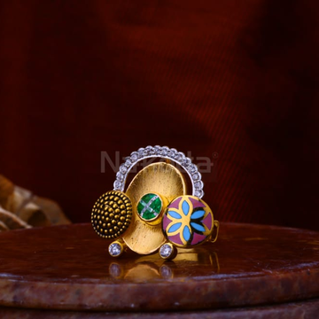 916 Gold Hallmark Stylish Ladies Antique Ring LAR3...