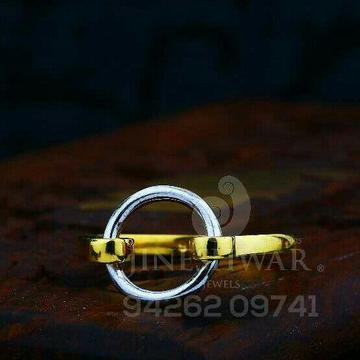 916 Yallow Gold plain Casting Ladies Ring LRG -077...