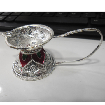 Silver   Fancy Deepak  with  handle diya  Use Pooj... by 