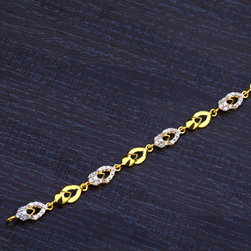 Ladies 916 Gold Fancy Bracelet-LB158
