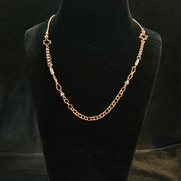 18 K Rose Gold Fancy Rodiyam Work Dokiyu by 