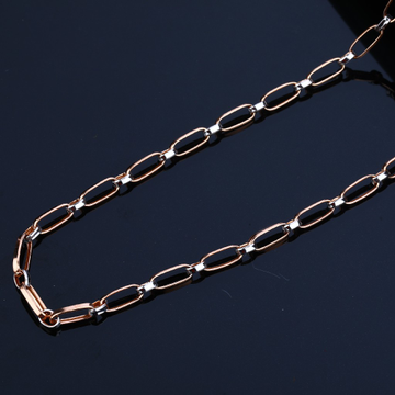 Mens Exclusive 18K Rose Gold Chain-RMC18