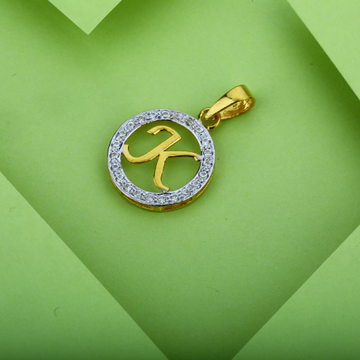 Gold Letter K Pendant-LP02