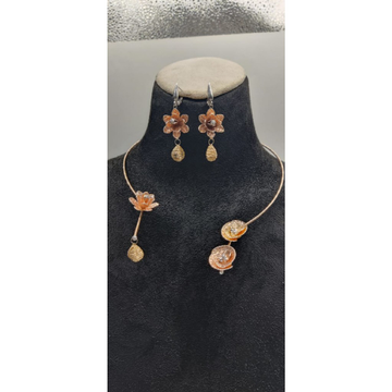 18kt premium necklace set by 
