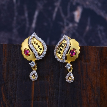 22 carat gold ladies earrings RH-LE712