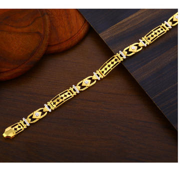 916 Gold Men's stylish Hallmark Bracelet MPB379