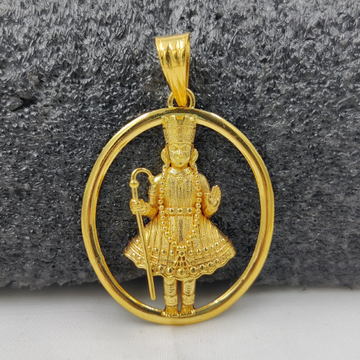 916 Gold Fancy HariKrishna Maharaj Pendant
