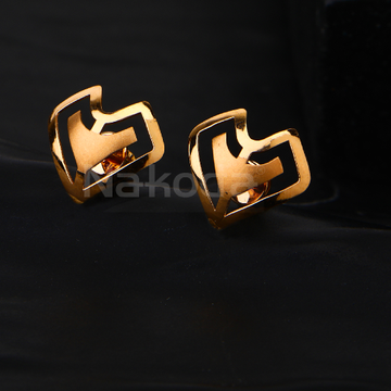 18KT Rose Gold CZ Women's Classic Hallmark Earring...