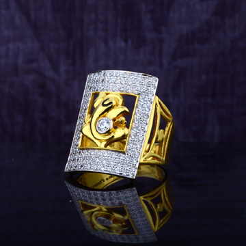 Mens Exclusive Ganpati Designer God Gold Ring-MGR4...