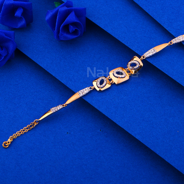750 Rose Gold Ladies Bracelet RLB110