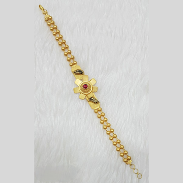 22k gold antique red stone bracelet by 
