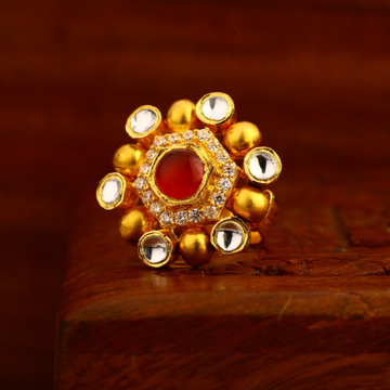 22KT Gold Hallmark Antique Exclusive Ladies Ring L...