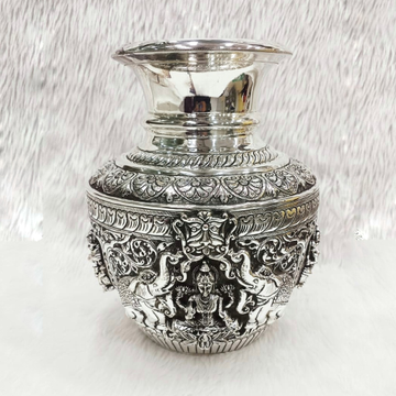 Designer 92.5% Pure Silver Kalash For Pujan