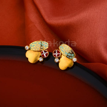 916 Gold Ladies Classic Hallmark Antique Earring L...