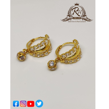 22 carat gold ladies earrings RH-ER100