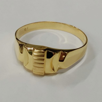 Gold classy gents ring by 