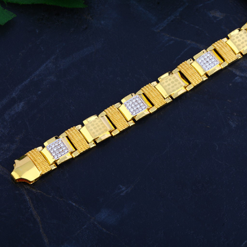 Mens Gold Bracelet-MCB65