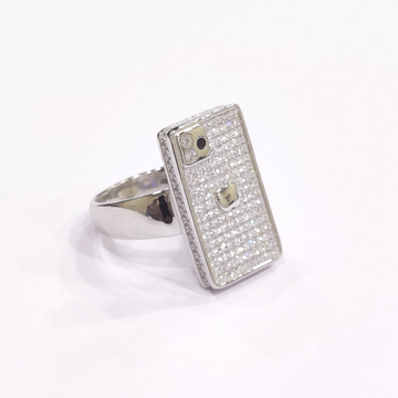 92.5 sterling silver gents iphone ring by Veer Jewels