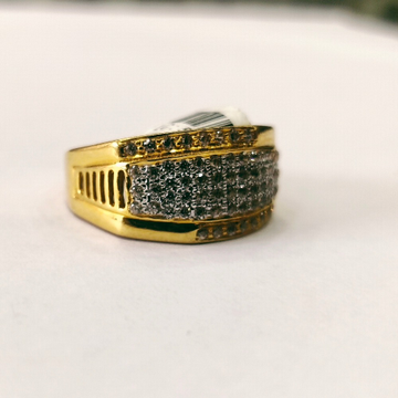 916 Gold Stylish Ring HKG-69584 by Harekrishna Gold