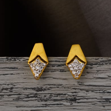 916 Gold CZ Ladies Designer Tops Earring LTE341