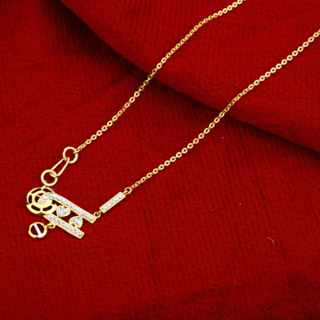 Chain with pendent fancy cz 916 by 