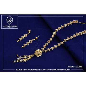 18kt Premium Fancy Necklace Set by 
