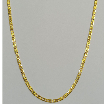 916 Gold Hollow Chain For Men by Suvidhi Ornaments