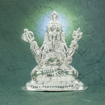 Lord Ganesh Silver Idol