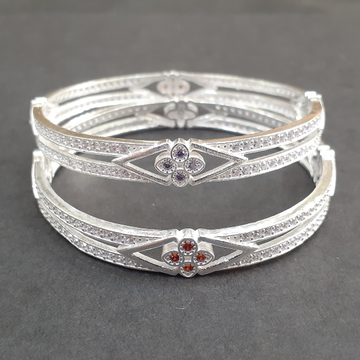 Light Weight 925 micro stone silver bangle by 