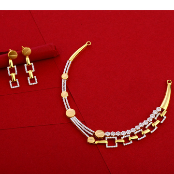 22KT Gold Women's Delicate Necklace Set LN177