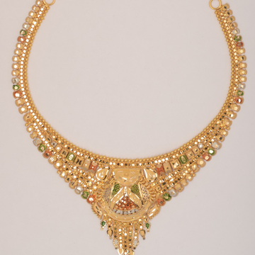 22ct gold necklace of calcutti by Samanta Alok Nepal