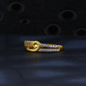 22CT Gold CZ Ladies Ring LR1467