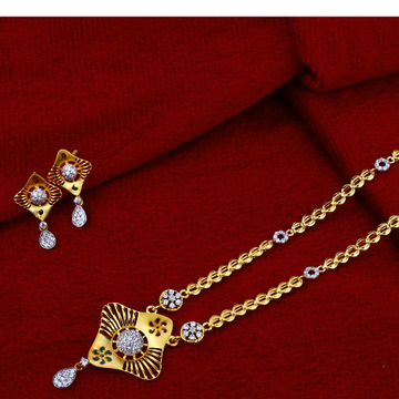 22ct Gold Classic  Ladies  Chain Necklace CN42