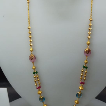 22 KT Gold Trendy Ethnic Antique Mala CJAM20 by Celebrity Jewels