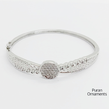 Sterling silver ladies bracelet with studded stone by 