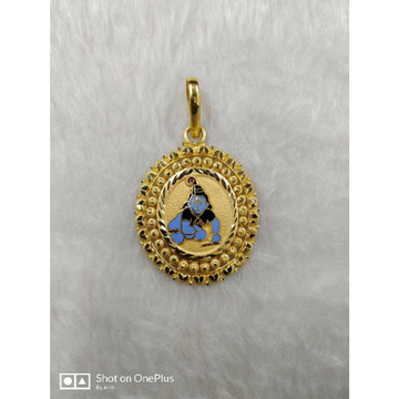Gold Krishna pendant