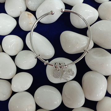 92.5 silver bracelet m design piece bracelet by Ghunghru Jewellers