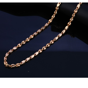 Mens Rose Gold Necklace, 5MM 18K Rose Gold Wheat Chain Necklace Mens Jewelry  Valentine's Day Gift - Etsy Israel