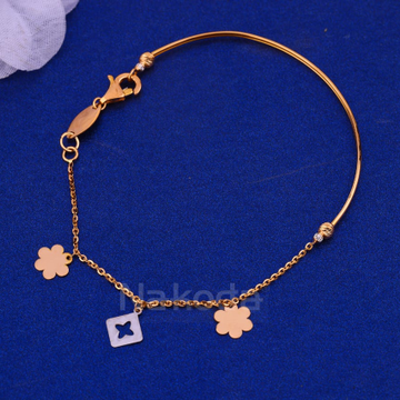 750 Rose Gold Ladies Designer Bracelet RTB36