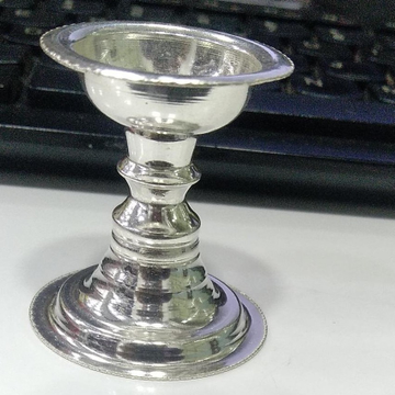 silver round shape small diya / deepak for use dai... by 