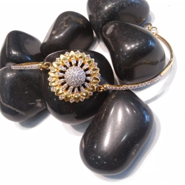916 CZ Gold Attractive Design Bracelet  by 