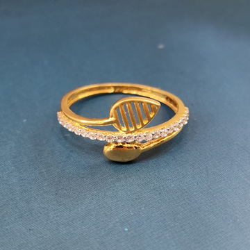 22k 916 gold exclusive plain ladies ring by 