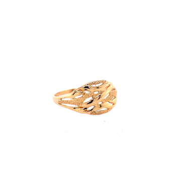 22k Gold Plain Fancy Ring by 