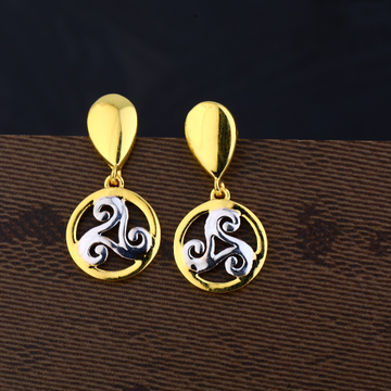 Ladies 22K Gold Designer Casting Earring -LPE127