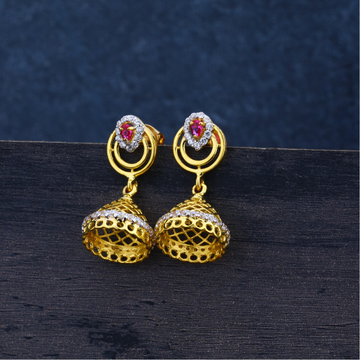 ladies 916 Gold Earring -LJE71