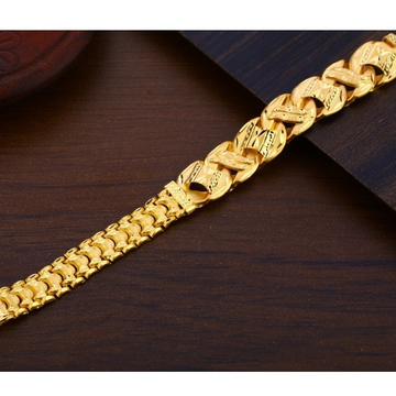 22 carat gold fancy gents bracelet RH-GB910